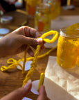 100% Wool Yarn - Set of 2 - Yellow & Orange
