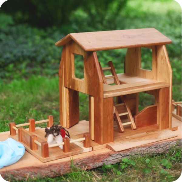 Wooden Farmhouse Barn