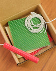 Holiday Beeswax Candle Making Kit - 4"