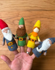 Felted Puppets (Set of 4 Gnomes) (Pre-Order)