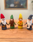 Felted Puppets (Set of 4 Gnomes) (Pre-Order)