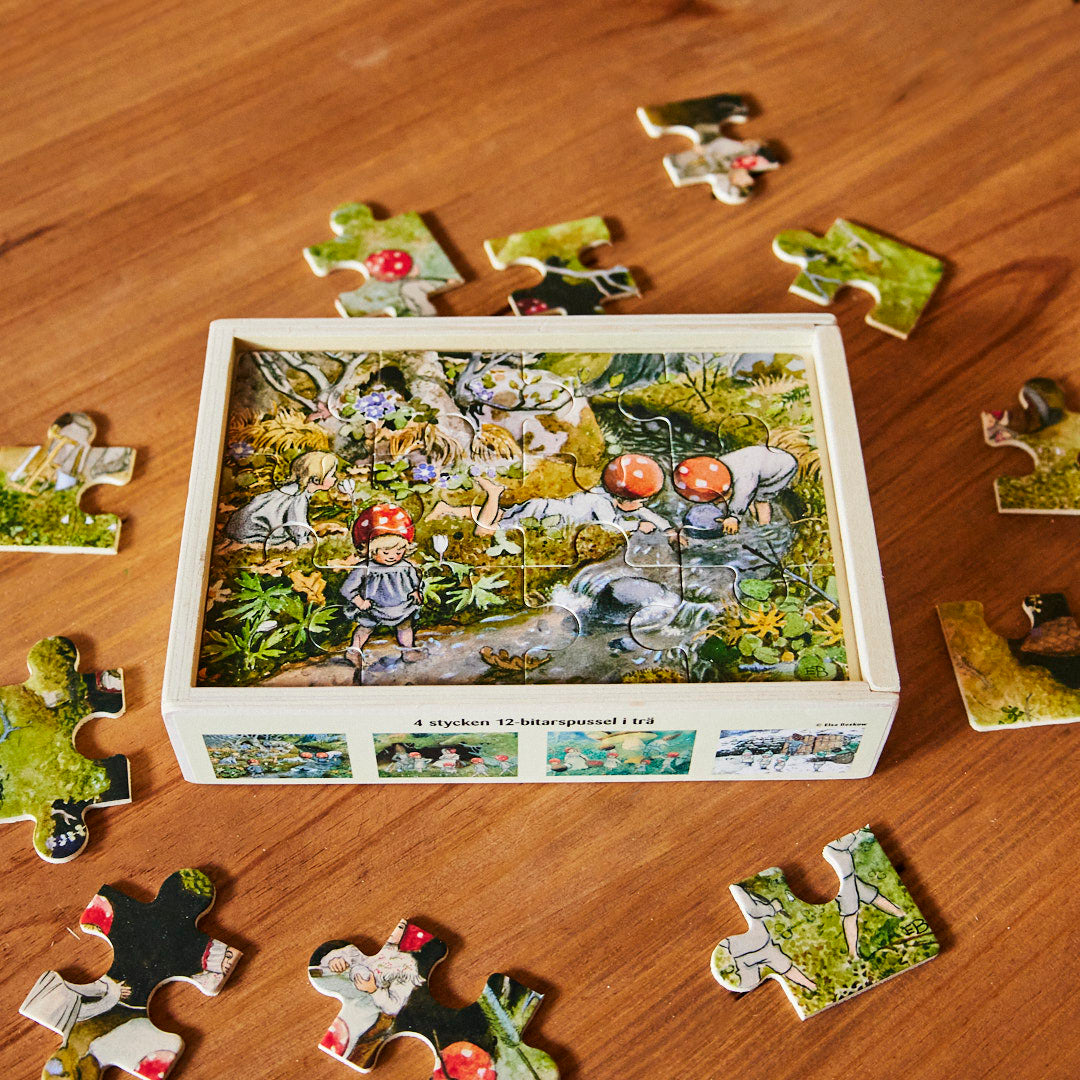Elsa Beskow 4 Puzzle Boxed Set 