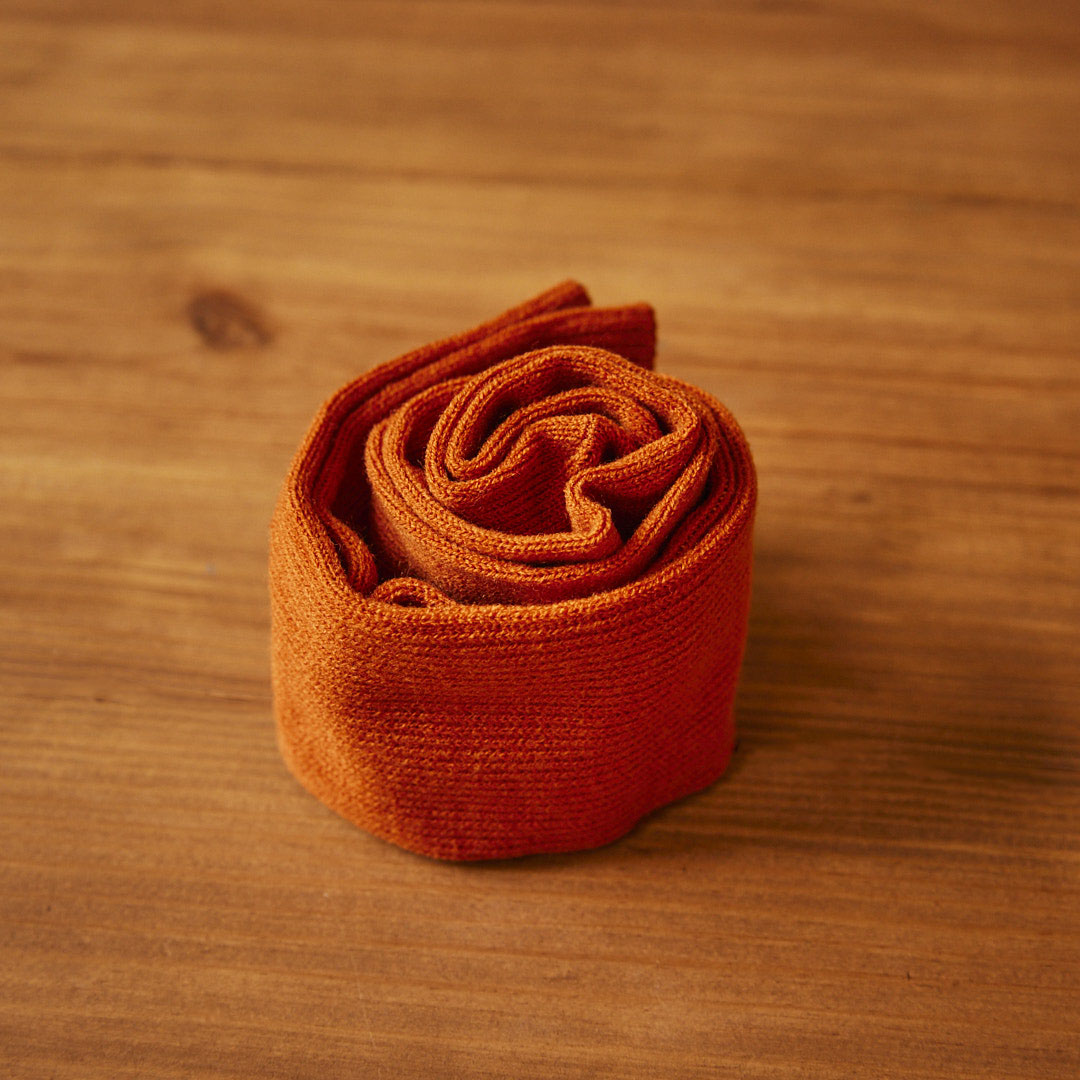 Autumn Orange Tube Socks (Set of 2)