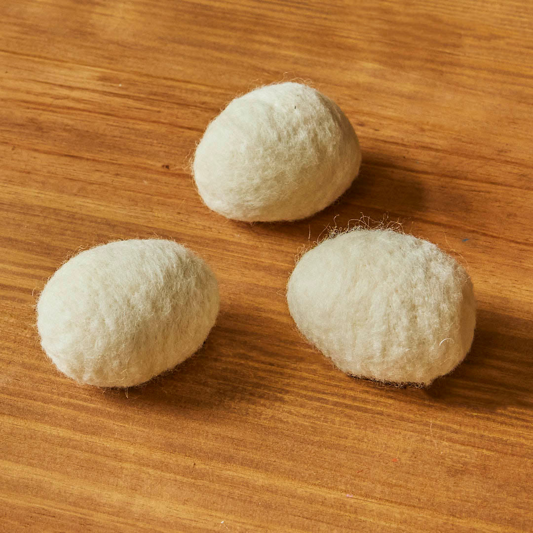 Wool Egg Blanks (Set of 3)