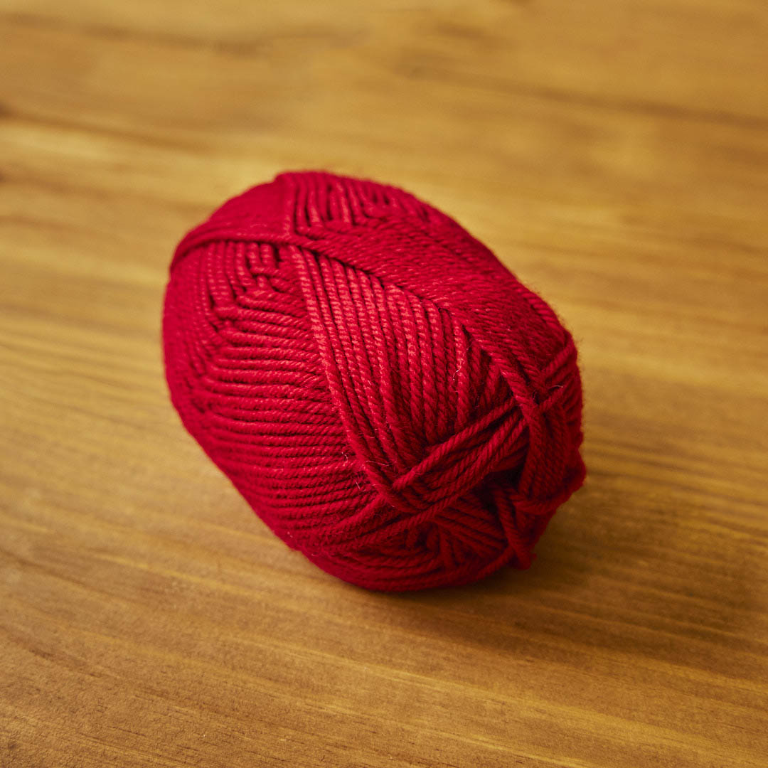 Red Wool Yarn Skein Wondergarten red-wool-yarn-skein-wondergarten