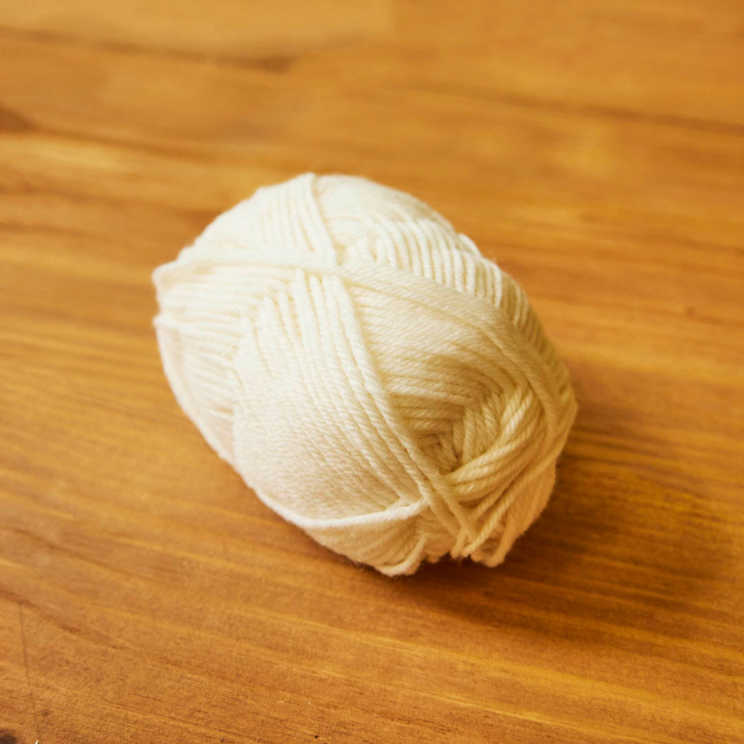 White Yarn Skein