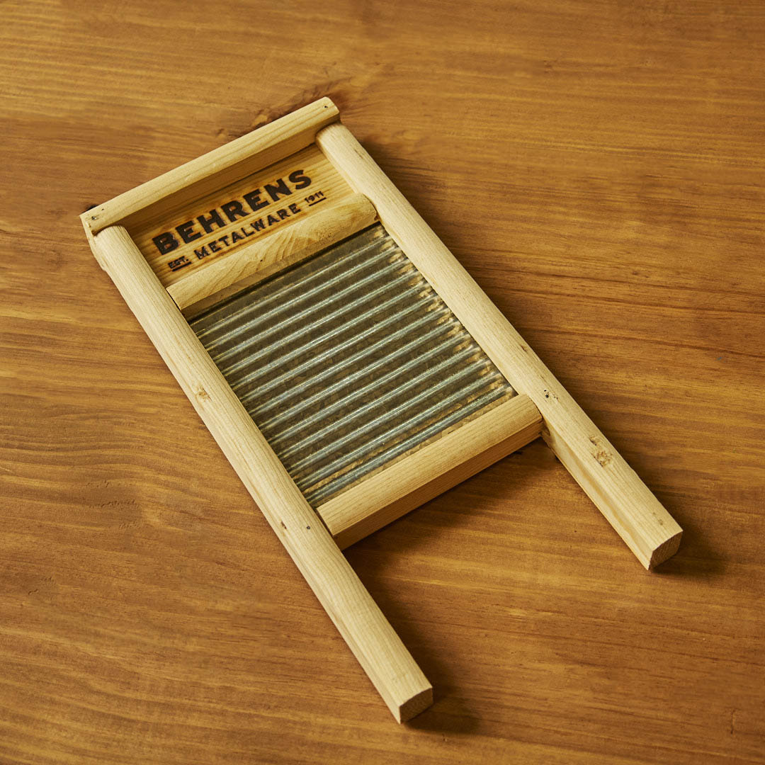Columbus Small Musical Washboard - 18x8.5 Inch Traditional Folk Rhythm Instrument