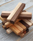 Wooden Building Sticks 6" (Set of 18)