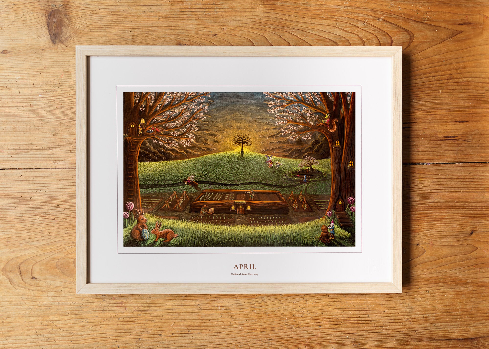 絵画 April 2025 in the Chasov Yar direction April Print – Wondergarten