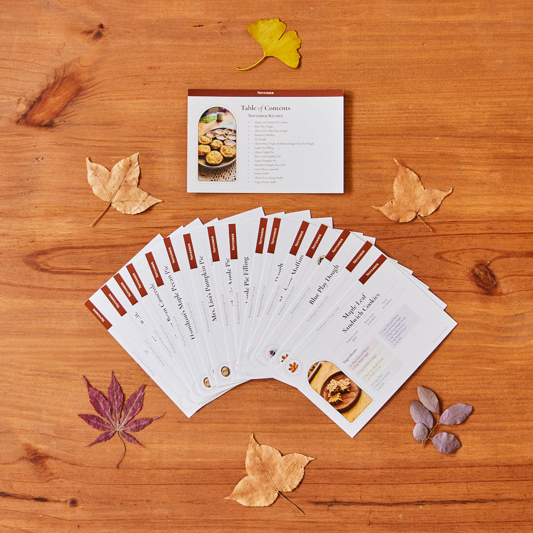 Autumn Recipe Cards