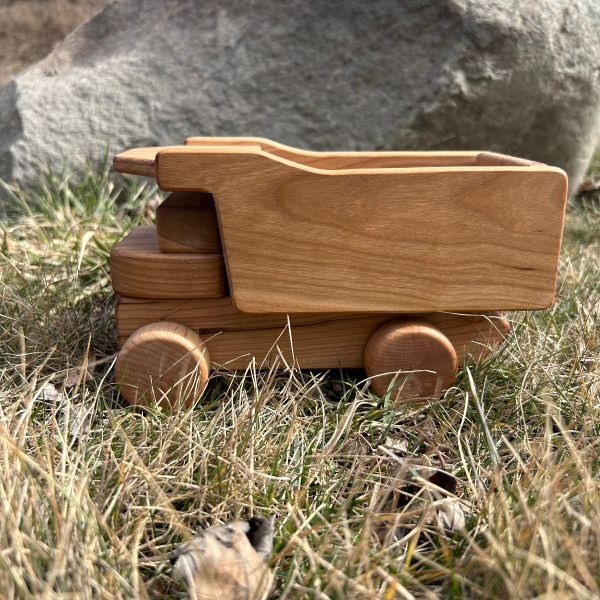 Cherry Wood Dump Truck