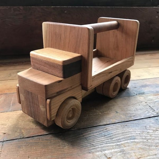 Cherry Wood Truck with Handle