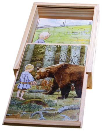 Elsa Beskow 4 Puzzle Boxed Set "Pelle's New Suit & More"
