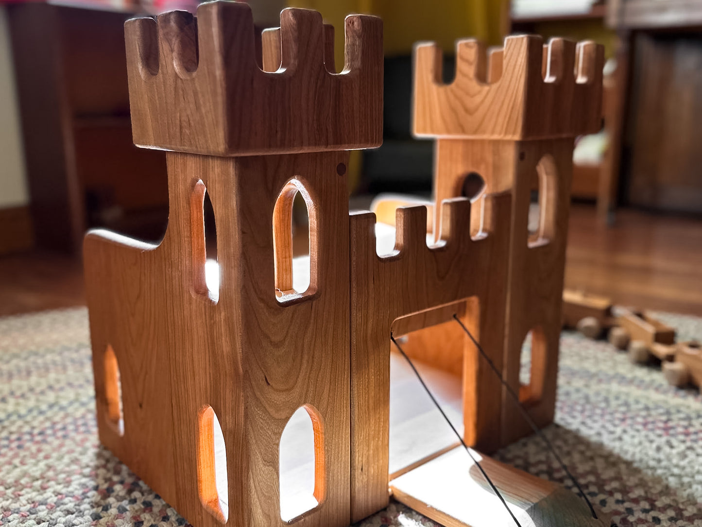 Wood Castle and Accessories