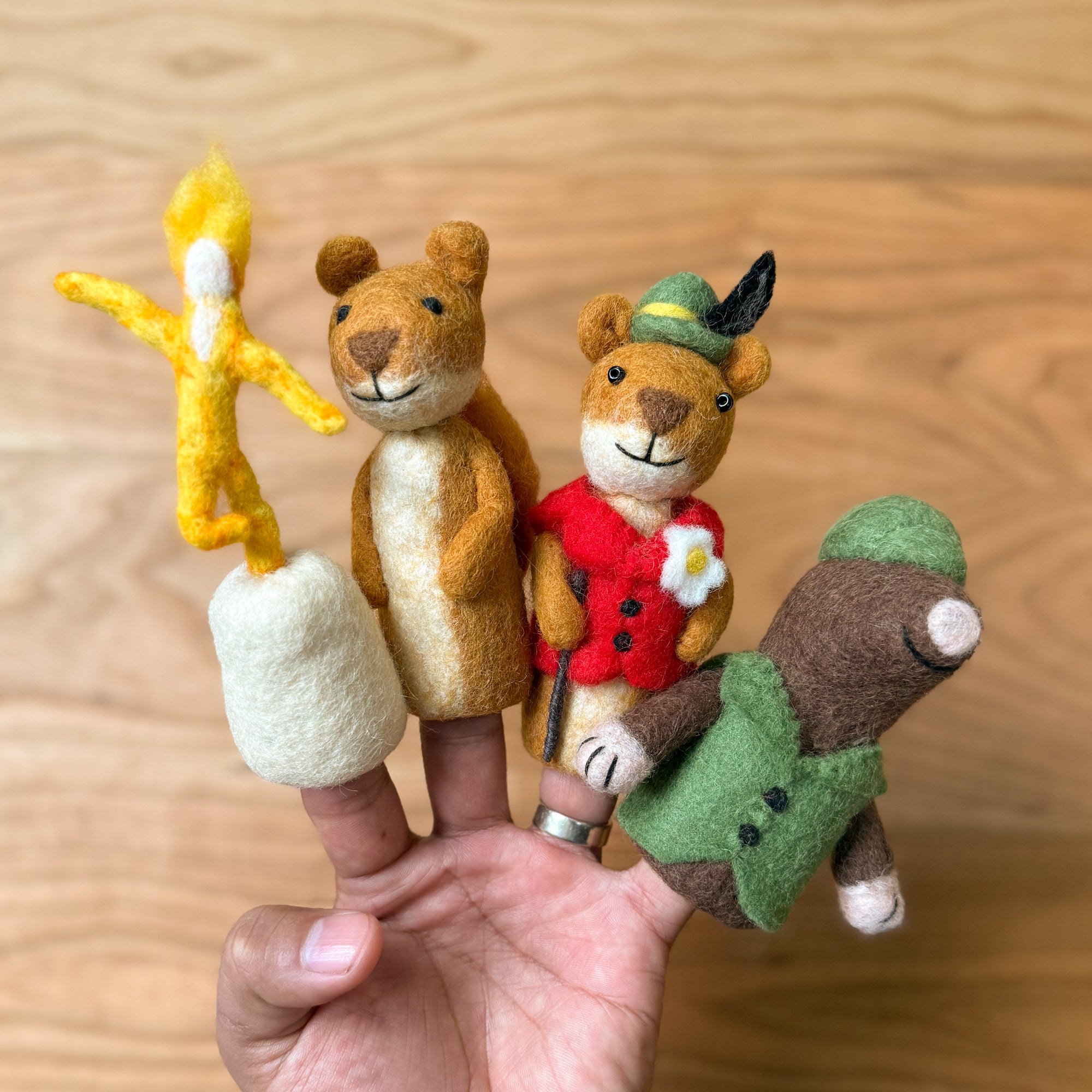 Felted Puppets (Set of 4 Characters) – Wondergarten