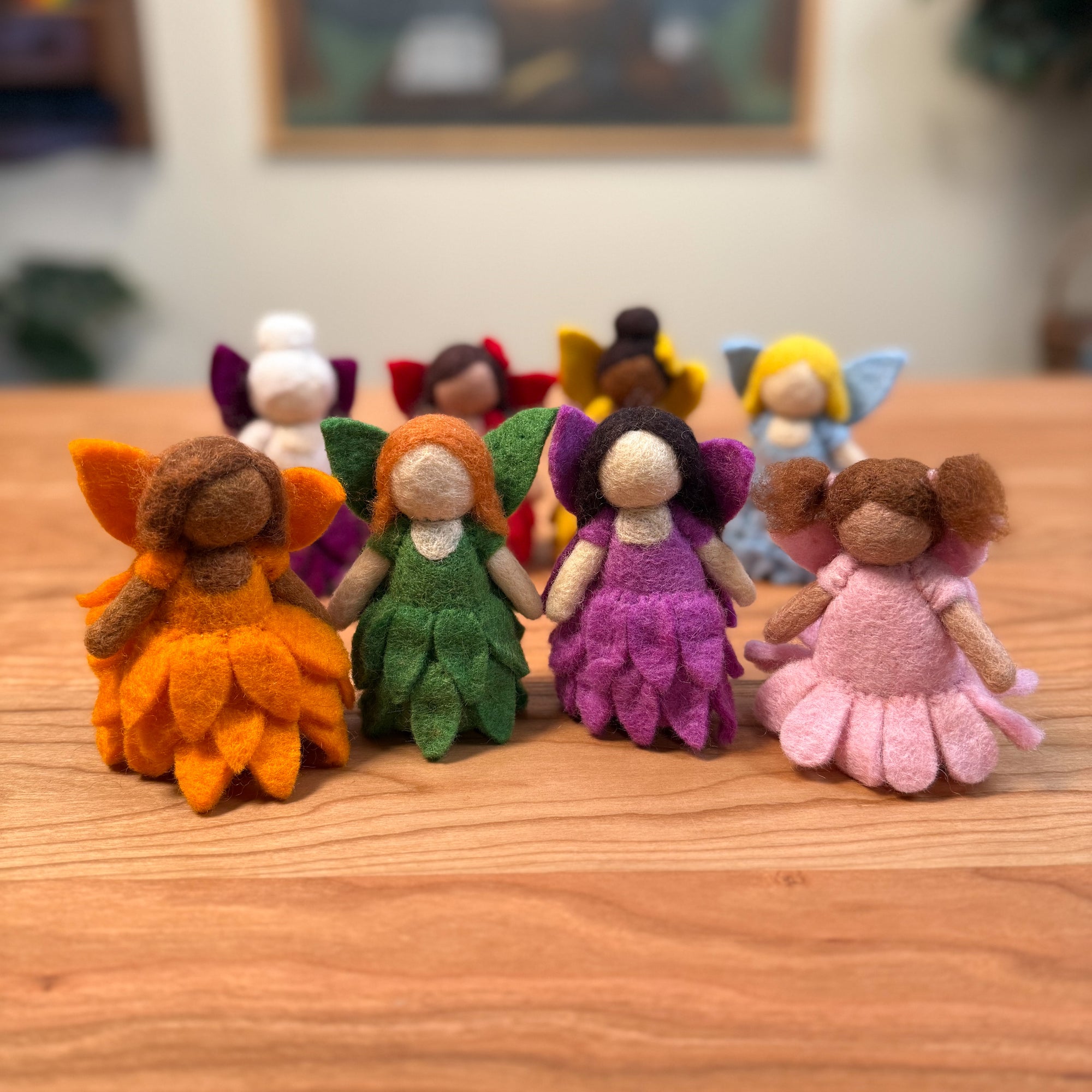 Felted Puppets (Set of 8 Fairies) (Pre-Order)