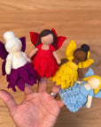 Felted Puppets (Set of 8 Fairies) (Pre-Order)
