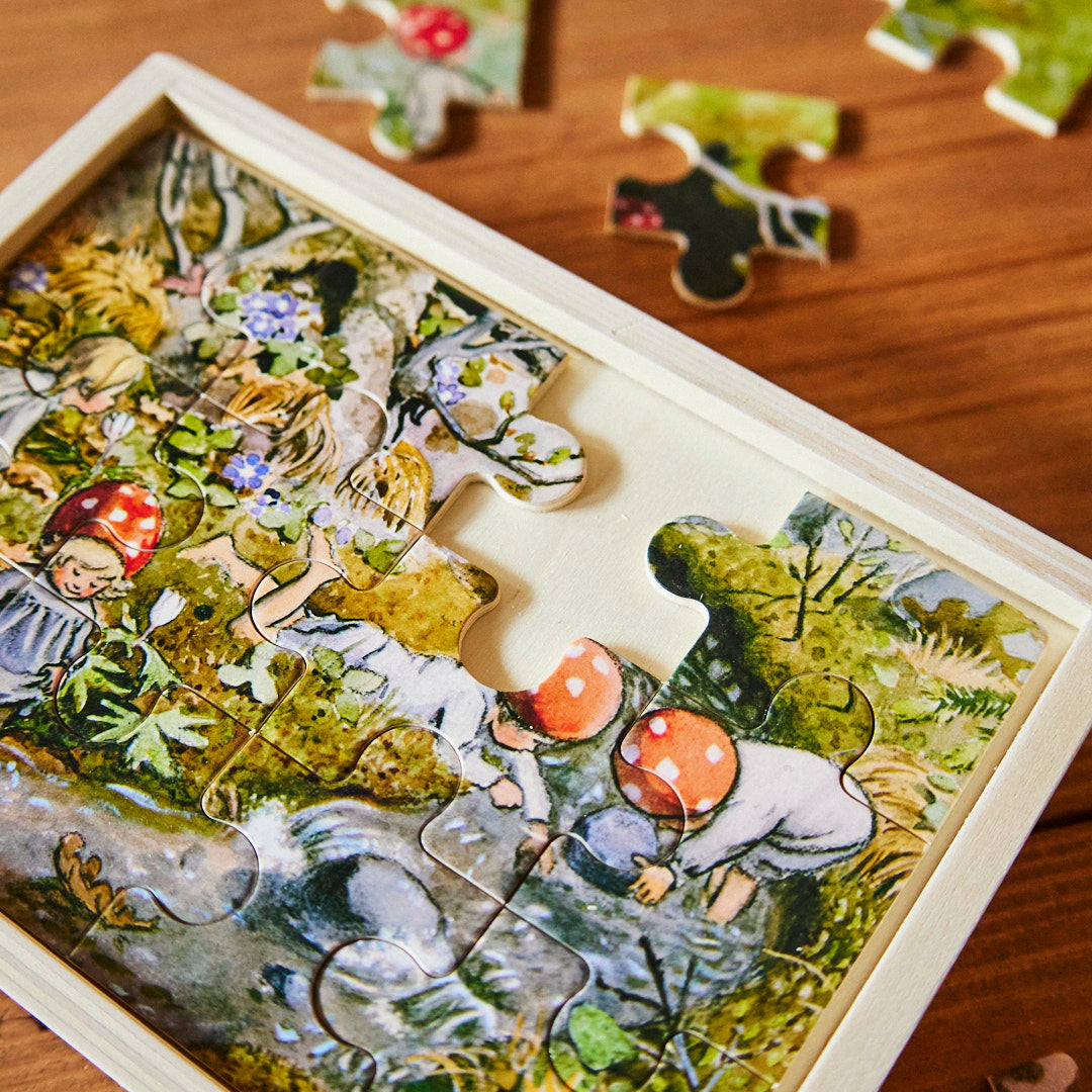 Elsa Beskow 4 Puzzle Boxed Set &quot;Children of the Forest&quot;