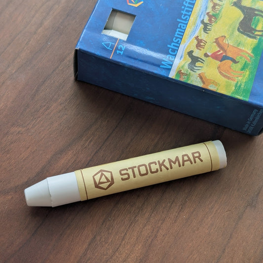 White Stockmar Crayon