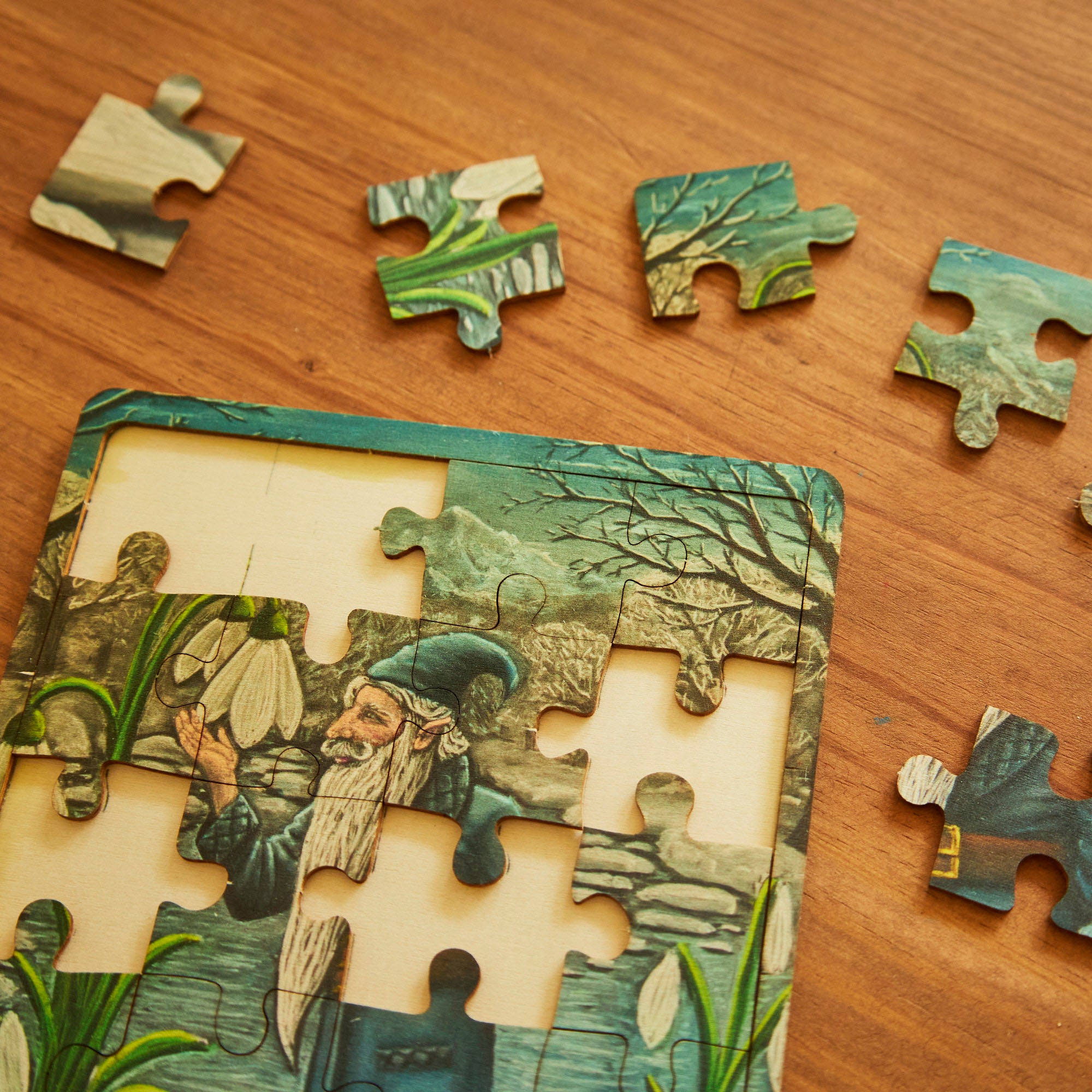 The Gnomes of Wondergarten Puzzle Set