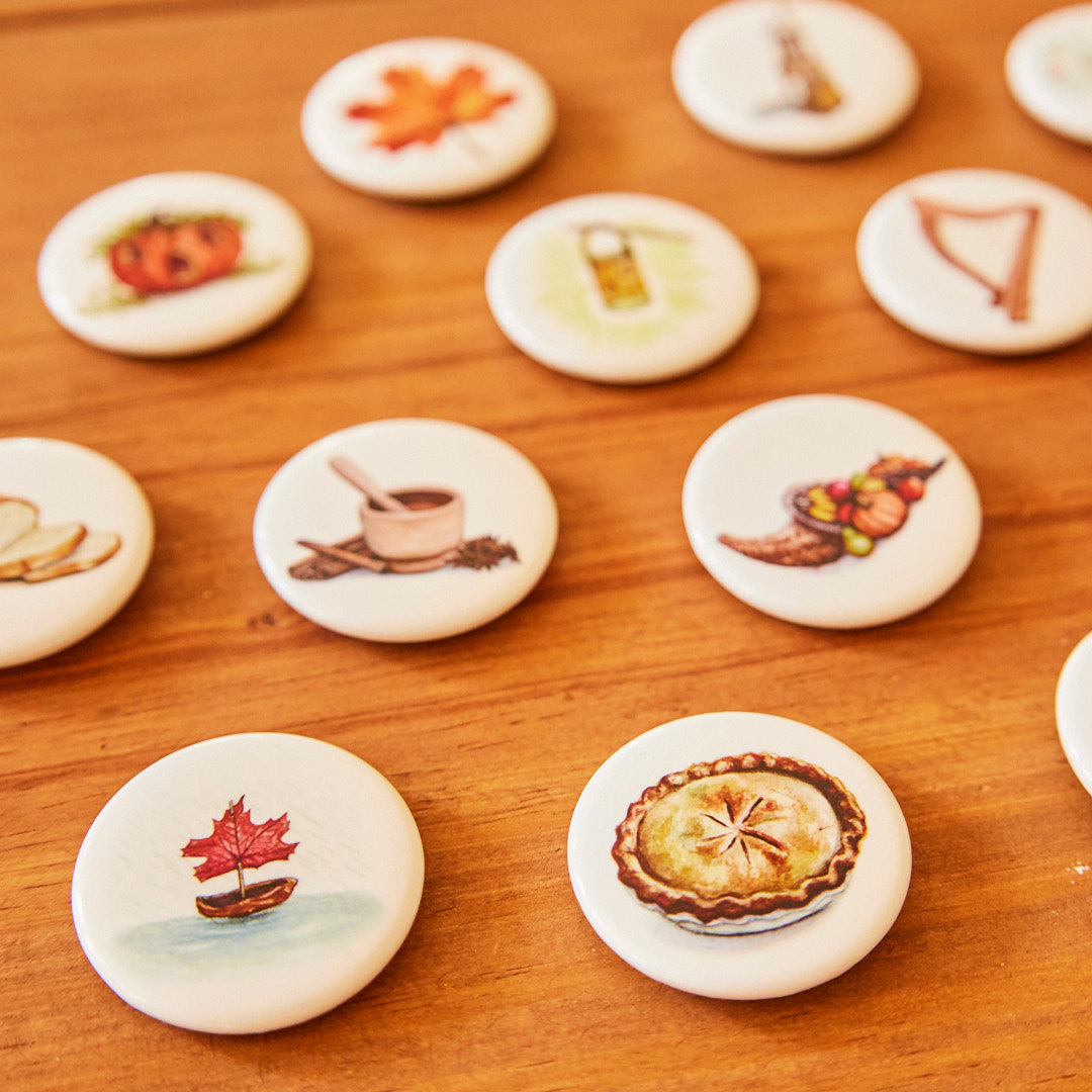Autumn Magnets (set of 12)