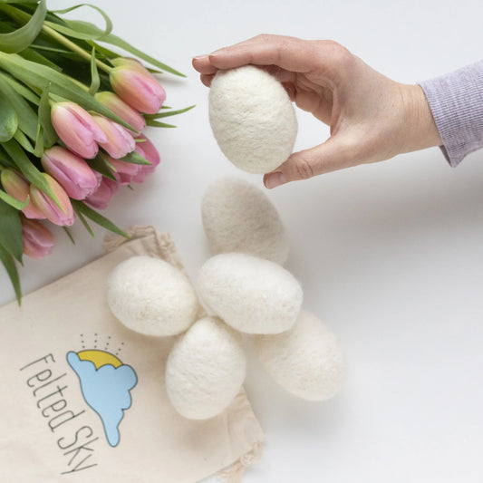 Wool Egg Blanks (Set of 3)