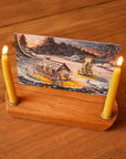 Postcard Holder (Dual Candle)