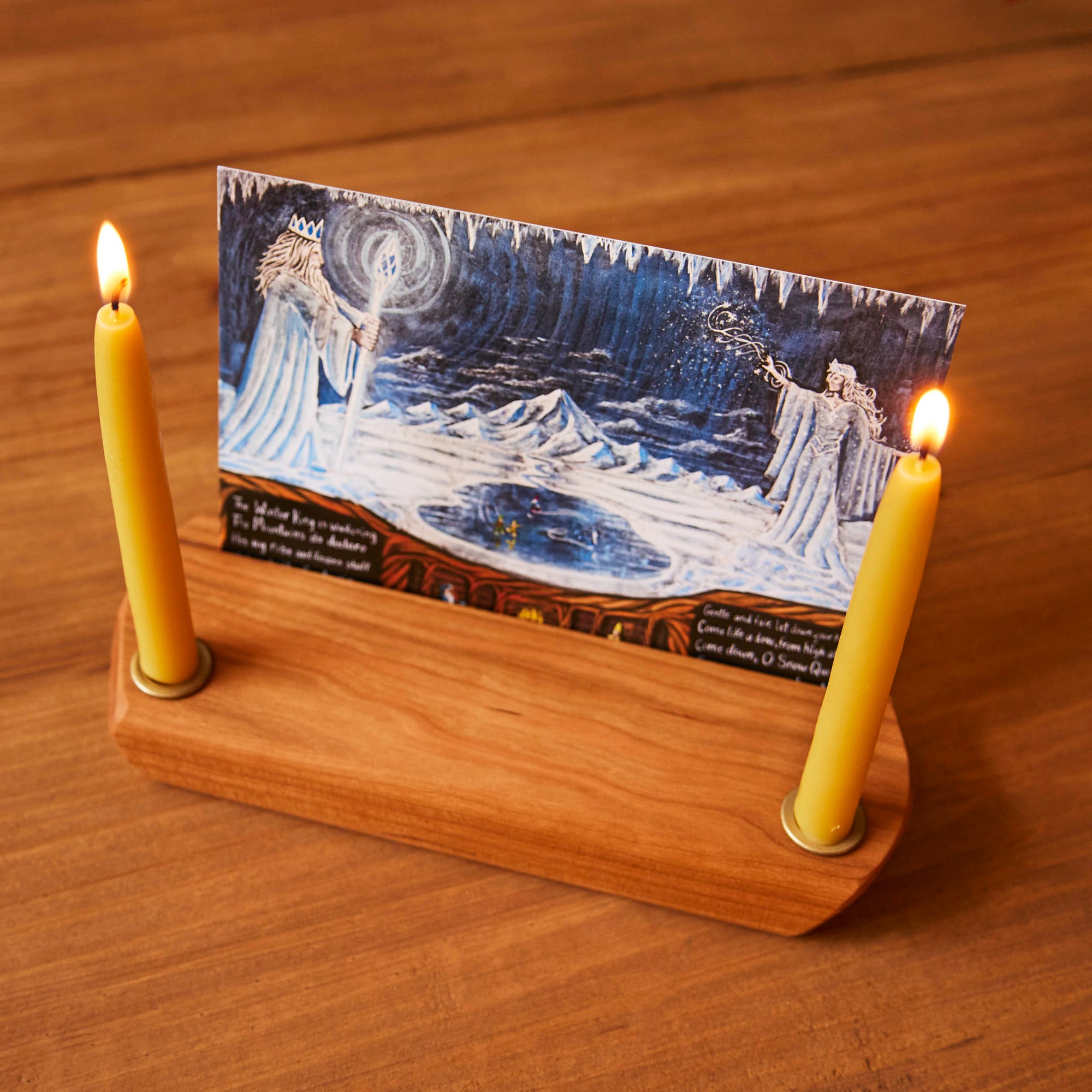 Postcard Holder (Dual Candle)