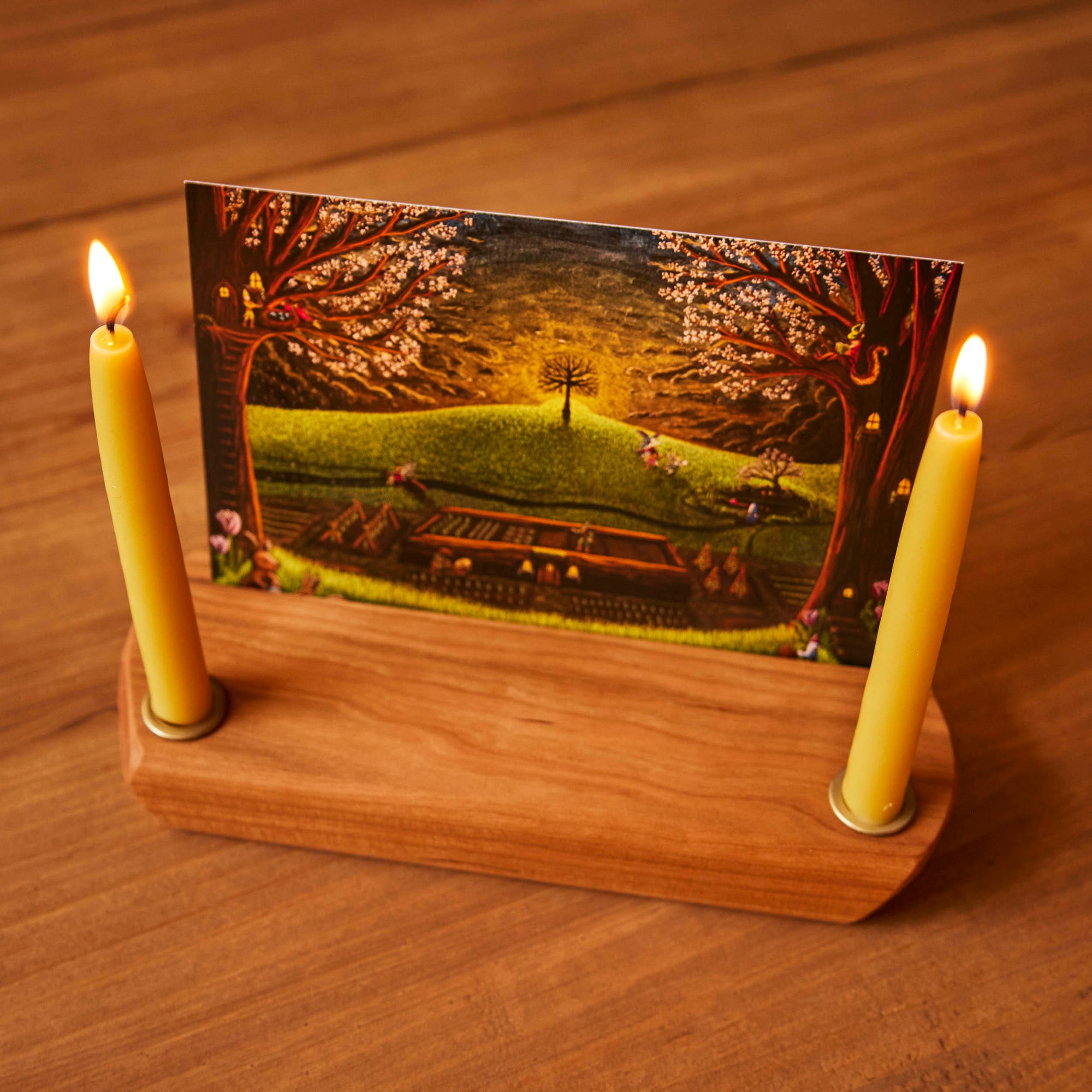 Postcard Holder (Dual Candle)