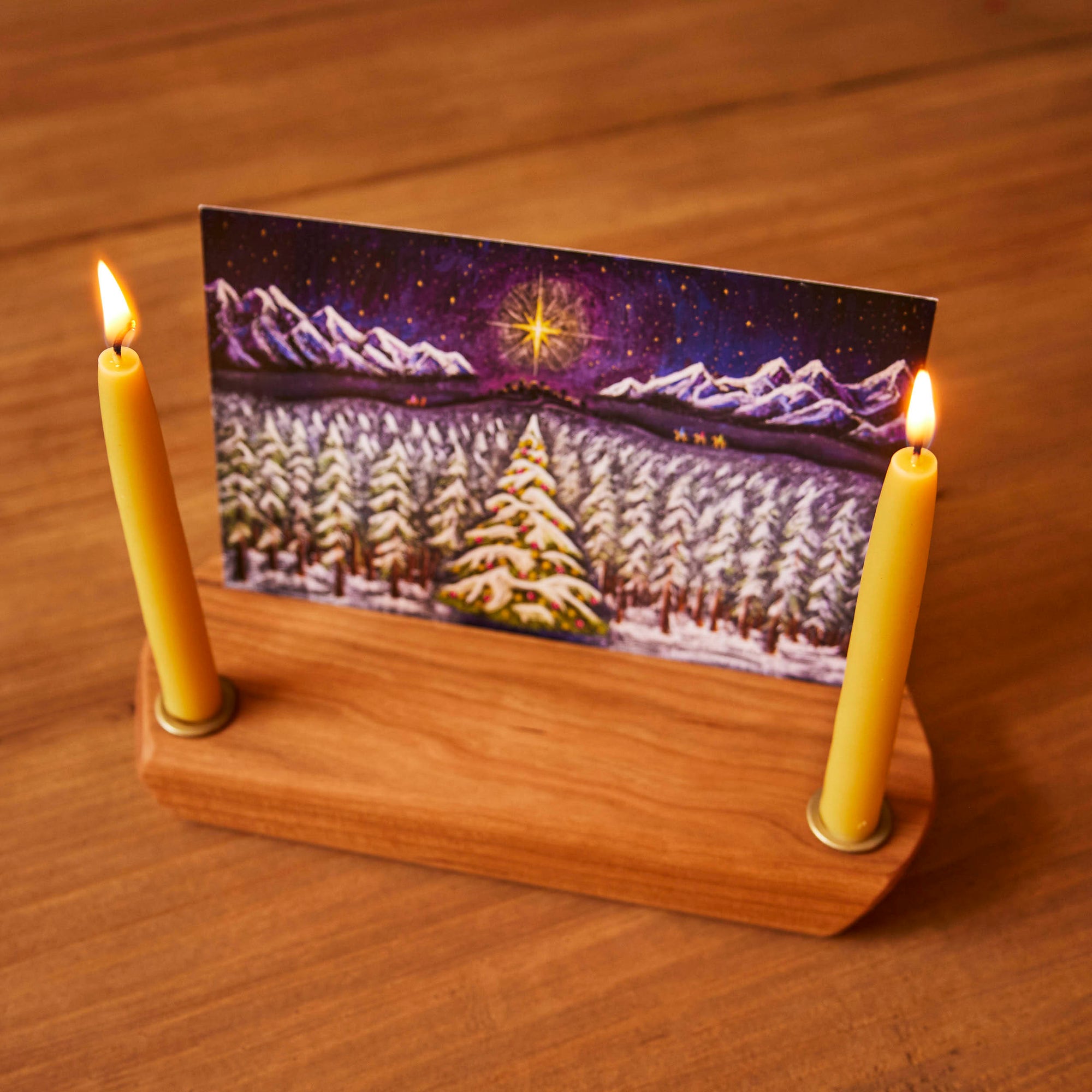 Postcard Holder (Dual Candle)