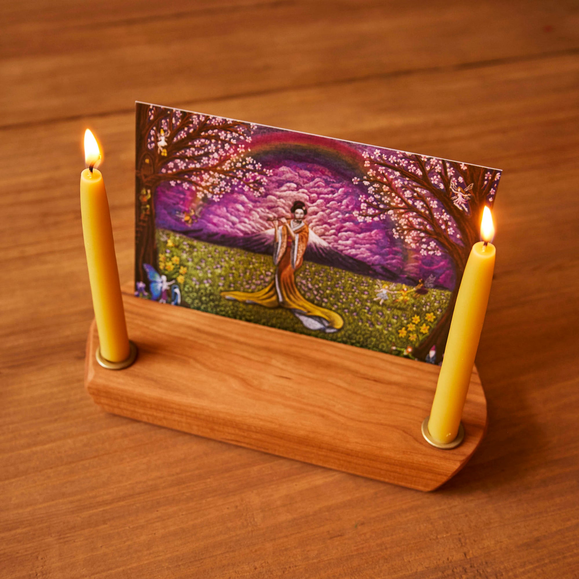 Postcard Holder (Dual Candle)