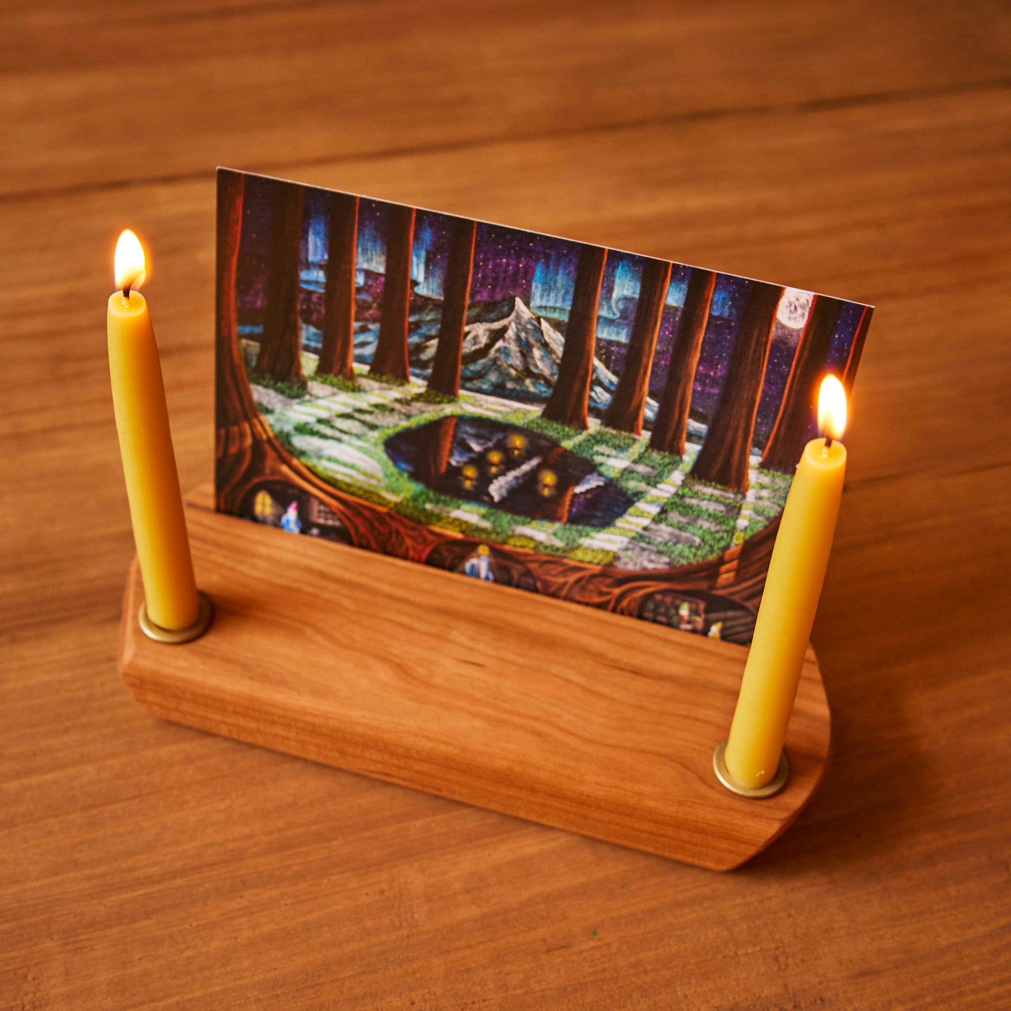 Postcard Holder (Dual Candle)