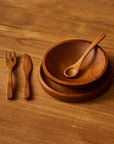 Child Sized Wooden Place Setting