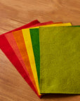 Autumn Wool Felt Sheets (Set of 6)