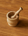 Wood Mortar & Pestle