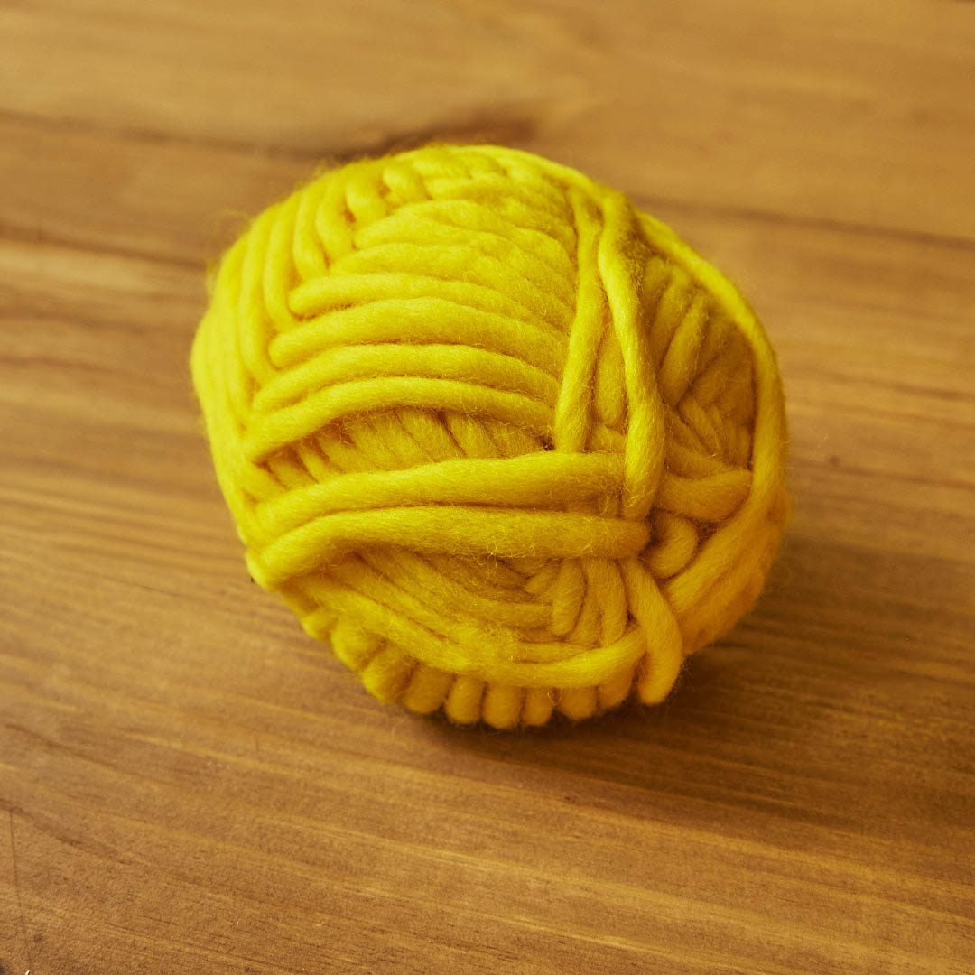 100% Wool Yarn - Set of 2 - Yellow &amp; Orange