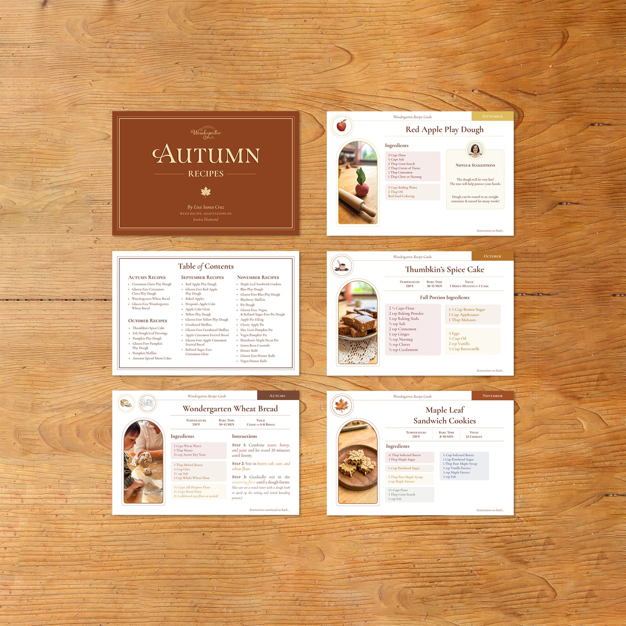 Autumn Recipe Cards