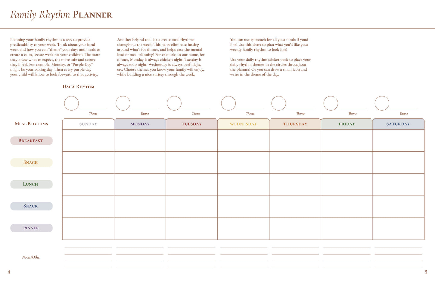 Academic Year Planner