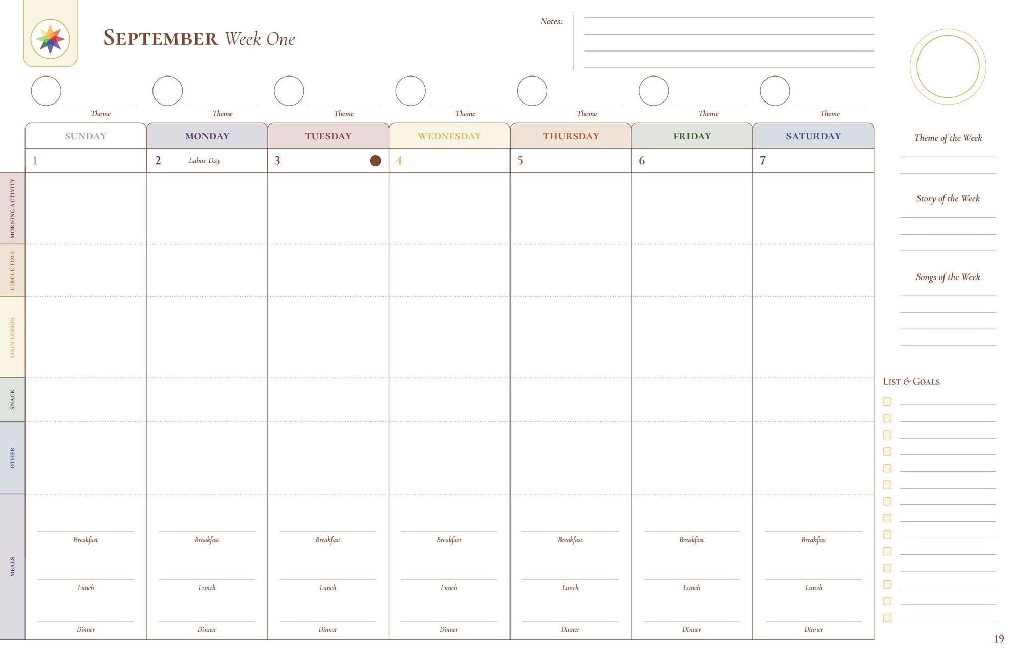 Academic Year Planner