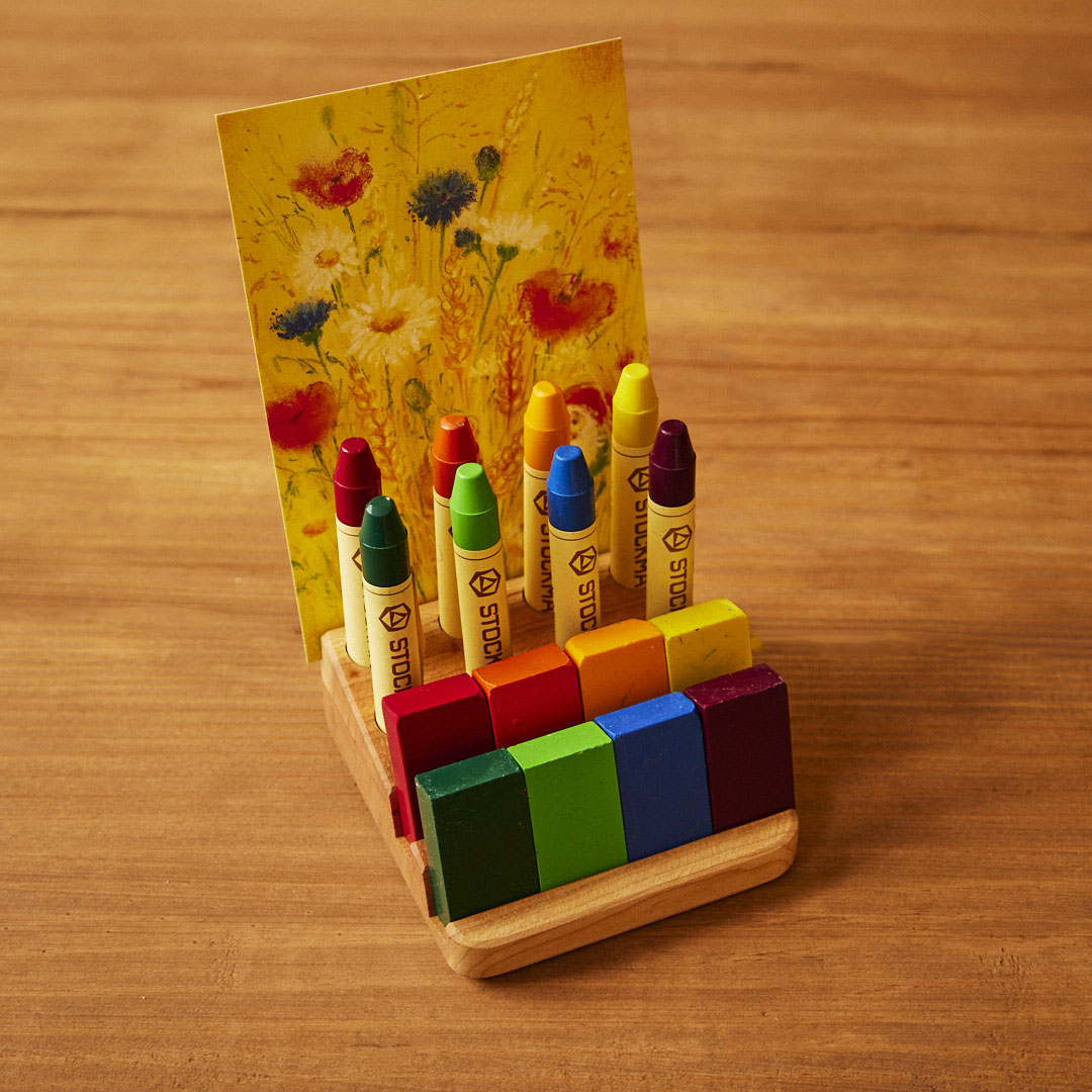 Wood Crayon Holder